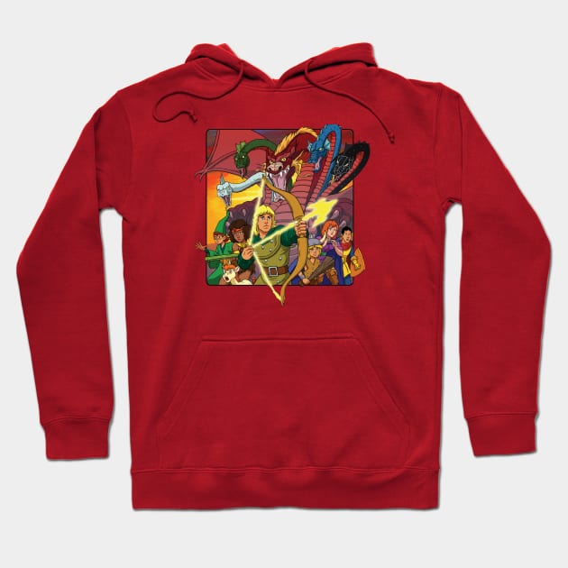 Dungeons and Dragons Cartoon Hoodie by That Junkman's Shirts and more!
